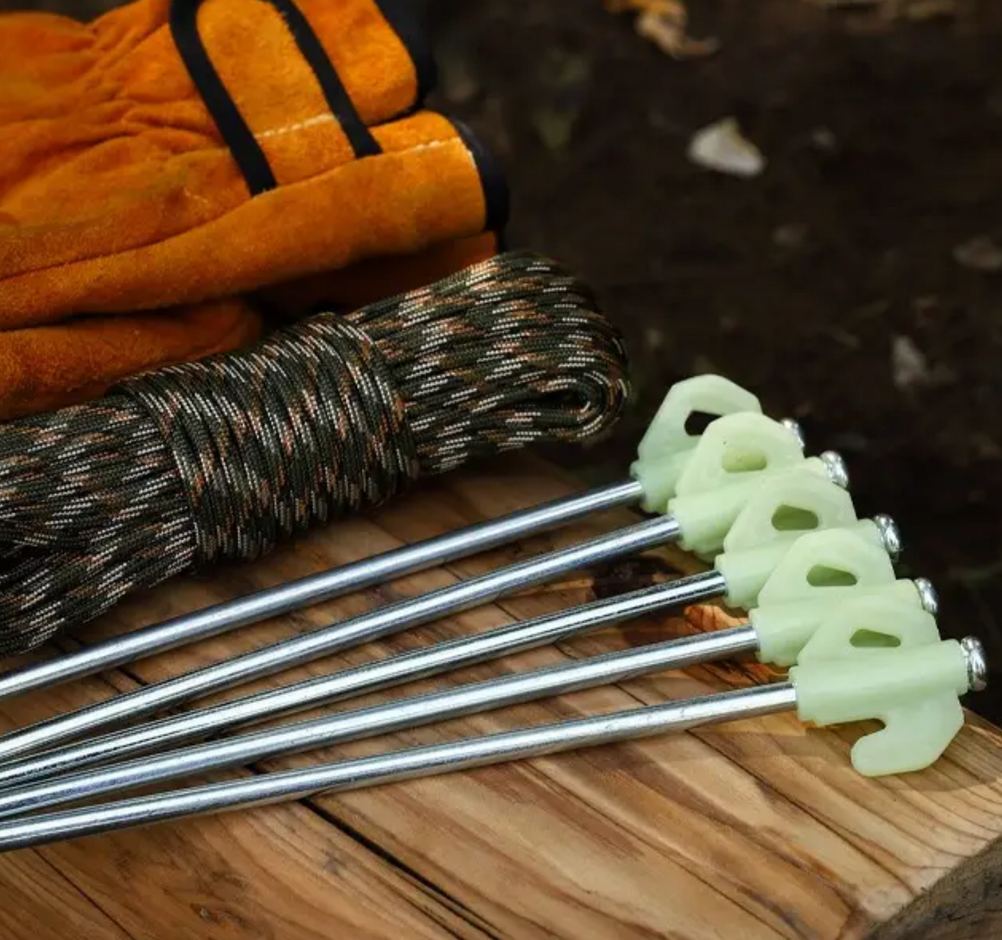 Camping Luminous Night Time Tent Pegs